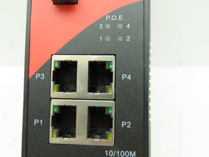 LanoLinx LNP-602N-MM 6-port Industrial Lite- Managed PoE Ethernet Switch