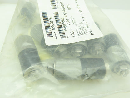 Conco Systems XFQ67822 Expansion Tube Plug 316 SS 7/8" x 22 LOT OF 20