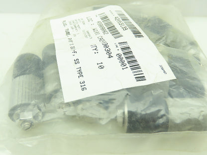 Conco Systems XFQ67822 Expansion Tube Plug 316 SS 7/8" x 22 LOT OF 20