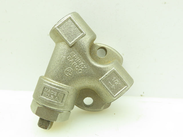 Spirax Sarco 67974 WYE Y Pipeline Strainer Connector 1/2" NPT S.S Steam Trap