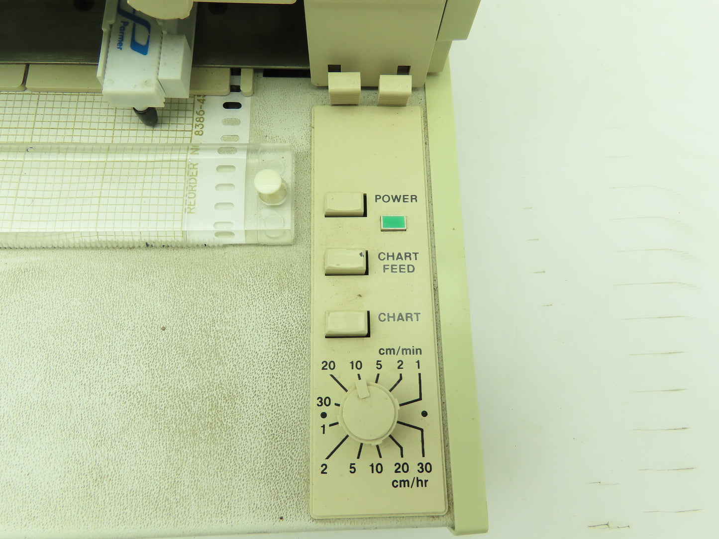Cole Parmer 2030-0000 Linear Flatbed Chart Recorder 2 Channel Thermocouple Volt