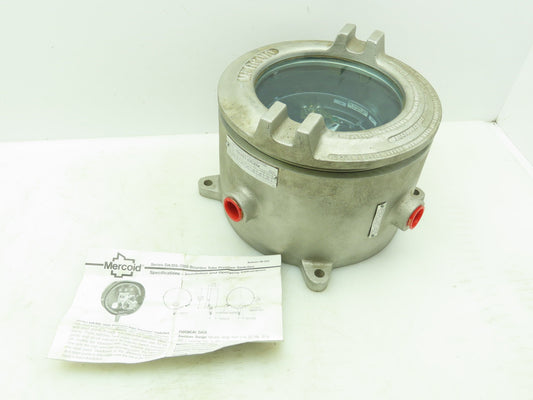 Mercoid DAE-7421-0-5S Bourdon Tube Pressure Switch 2-60PSI 240VAC Haz Location
