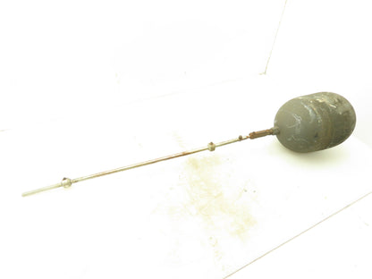 6" x 8" Tank Float and Rod Stainless Oblong Float Ball 6" x 8" 1.8Lbs