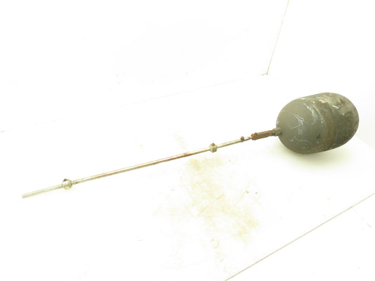 6" x 8" Tank Float and Rod Stainless Oblong Float Ball 6" x 8" 1.8Lbs