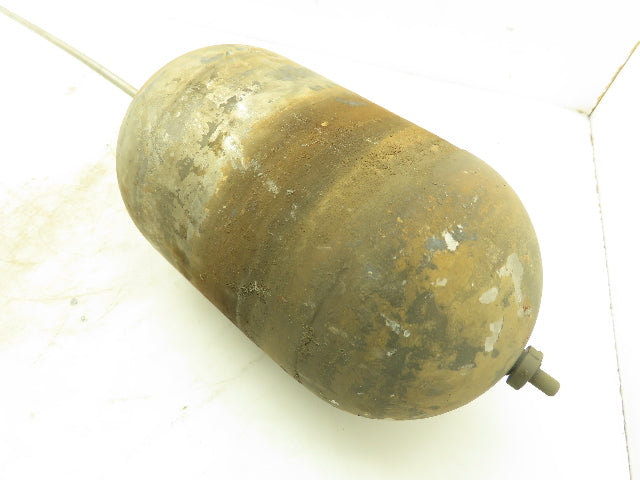 Tank Float and Rod Stainless Oblong Float Ball 6-1/2" x 13" 4.5Lbs