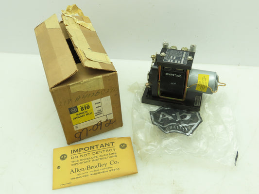 Allen Bradley Dashpot Magnetic Overload Relay Series A Fluid 2.5-7.3 A Bulletin