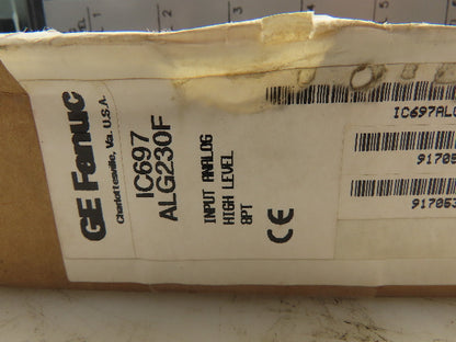 GE Fanuc IC697ALG320F Analog Input Module Voltage/Current 8-Channel