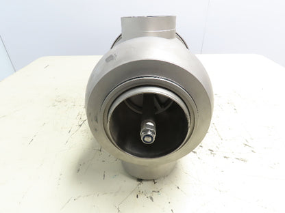 APV Invensys DE31-4SH5-IPS Double Seat Mix Proof Valve 4"x4" DE3 Stainless