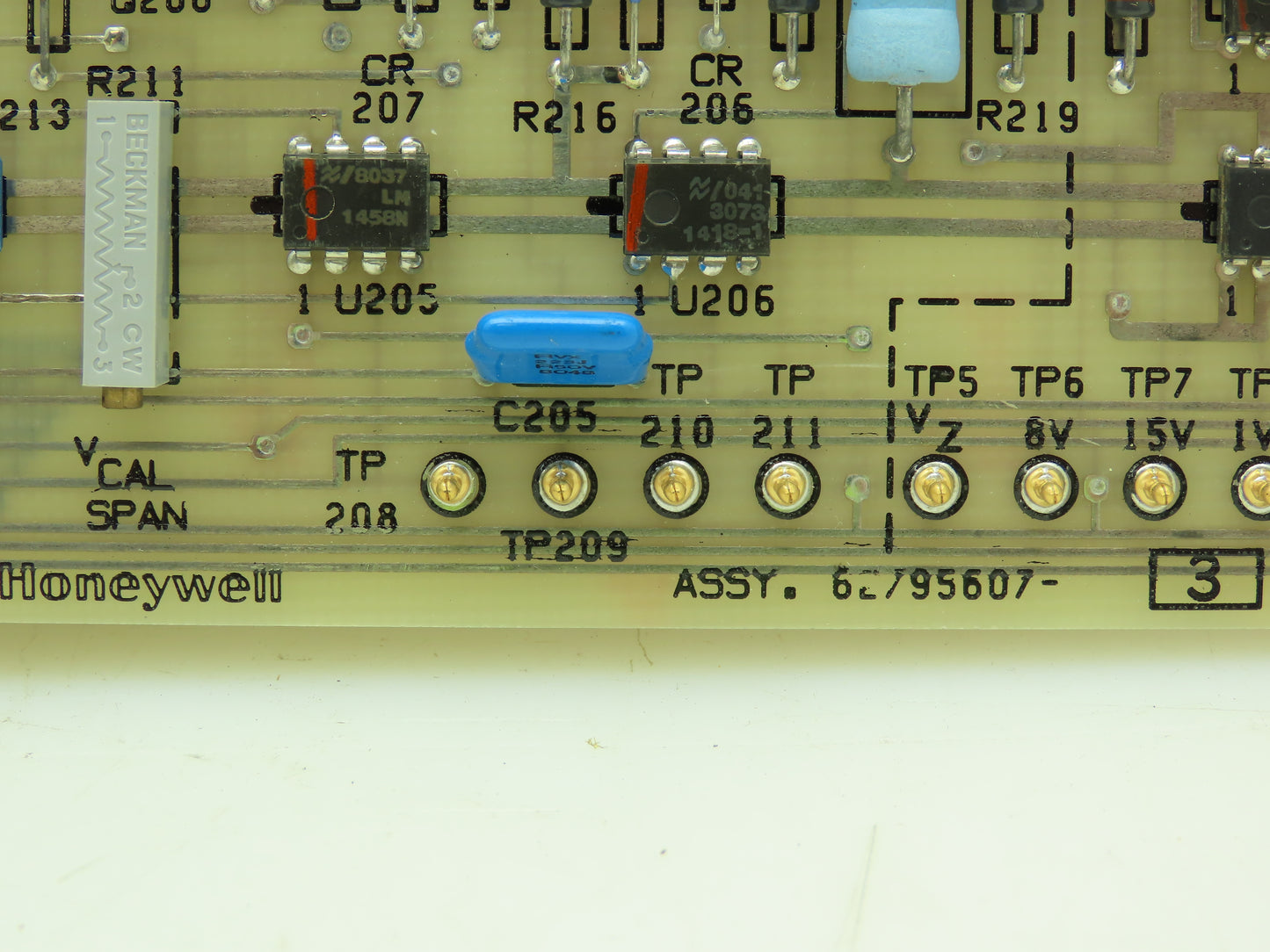 Honeywell 62795606-TAB 62795607-003 Integrator Board Circuit PLC Rack Card