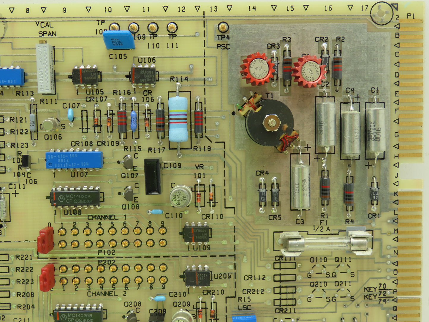 Honeywell 62795606-TAB 62795607-003 Integrator Board Circuit PLC Rack Card
