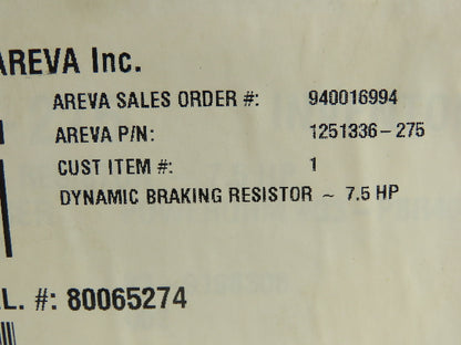 Powerohn G3-PBR4080-LD Dynamic Braking Resistor 240.0 Ohms 7.5HP P10096