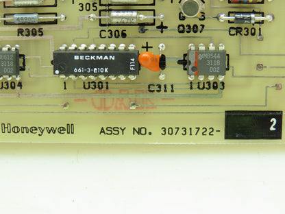 Honeywell 30731722-2 Square Root Extractor Rack Card PLC Circuit Board