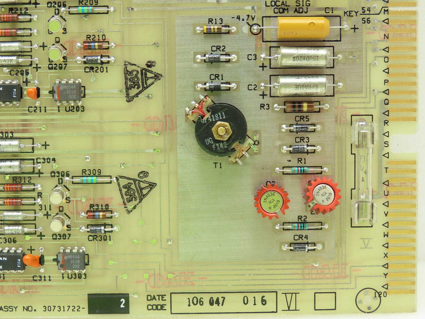 Honeywell 30731722-2 Square Root Extractor Rack Card PLC Circuit Board