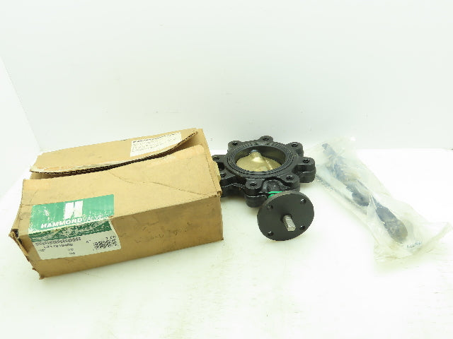 Hammond Valve 6211010400 200 WOG 4" Lug Body Butterfly Valve With Handle