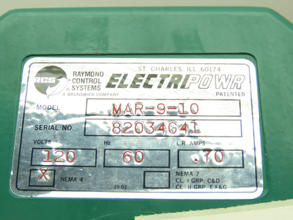 Raymond Control Systems Electripowr MAR-9-10 120 Volt Power Valve Actuator