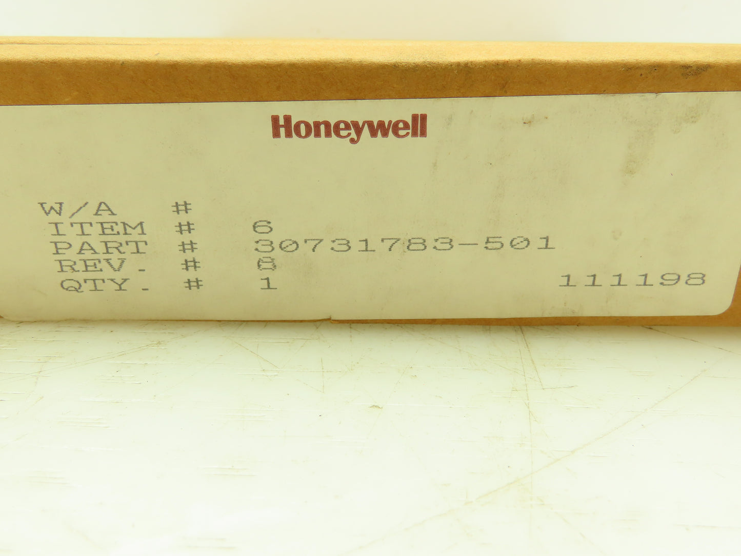 Honeywell 30731783-501 Rev 8 Circuit Board PLC Control Panel Rack Card