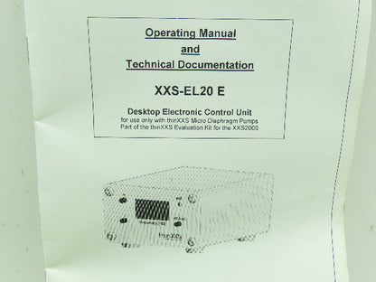 thinXXS XXS-EL20 E Desktop Electronic Control Unit for Micro Diaphragm Pump 6VDC
