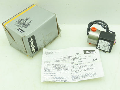 Parker Skinner 71215SN1MN00N0L111P3 Solenoid Valve 10W 110/120V 200 PSI 1/8" NPT