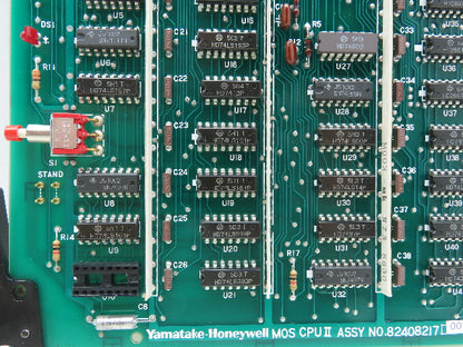 Honeywell 82408217-001 Yamatake MOS MC CPU II Circuit Board Card  82408218