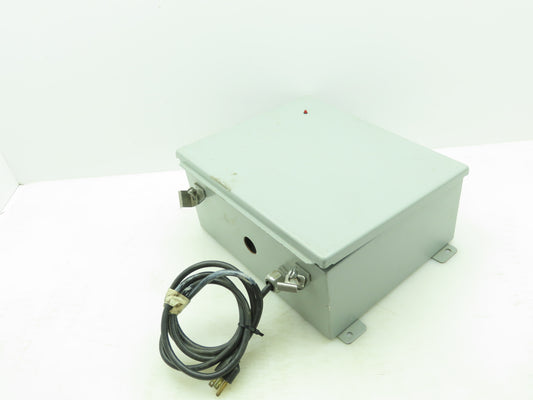 Hoffman 12X10X5" Enclosure Setup W/ Opto 22 Circuit Board 8 Relay Controller