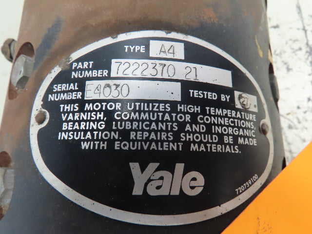 Yale 7222370 21 Motor / Hydraulic Pump NR035AANM24SE089EE 24V Electric Forklift