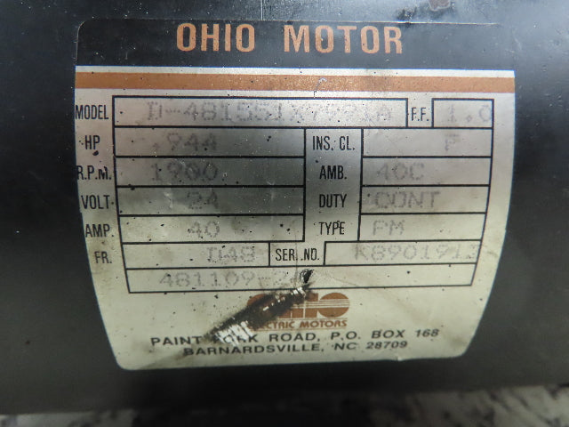 Yale NR035AANM24SE089EE 24v Stand Up Electric Forklift Power Steering Motor/Pump