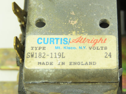 Curtis SW182-119L Albright Reversing Contactor 24 Volt