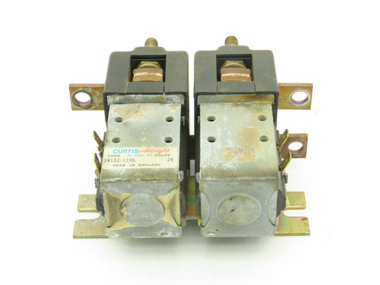 Curtis SW182-119L Albright Reversing Contactor 24 Volt