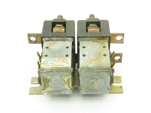 Curtis SW182-119L Albright Reversing Contactor 24 Volt