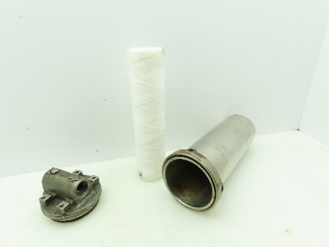 Cuno 2966990 SS Whole House Water Filtration Housing 3/4"NPT