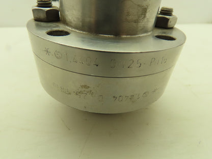Norit Sudmo 2701800 Pneumatic Actuator KH NC Sanitary SS Ball Valve 1" DN25 120V