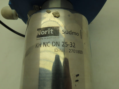 Norit Sudmo 2701800 Pneumatic Actuator KH NC Sanitary SS Ball Valve 1" DN25 120V