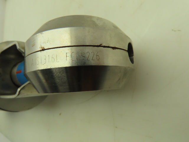 GEA 8880-0102-0100-0000 Pneumatic T-Smart Sanitary Butterfly Valve 1" PN10 316L
