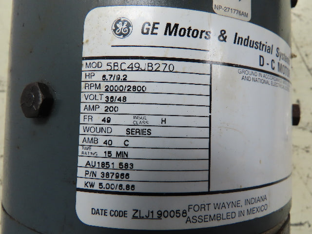 Yale ERC030AFN36SE082 36 volt Electric Forklift Motor And Hydraulic Pump