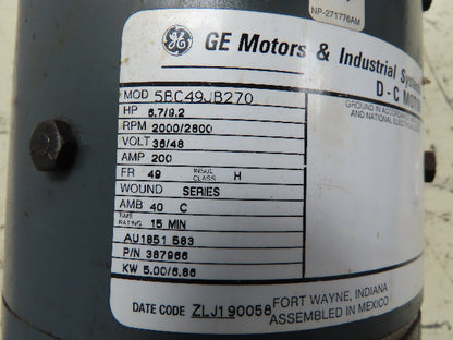 Yale ERC030AFN36SE082 36 volt Electric Forklift Motor And Hydraulic Pump
