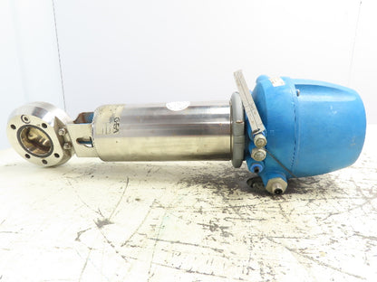 GEA 8880-2002-0100-0000 Pneumatic T-Smart Sanitary Butterfly Valve 2" PN10 316L
