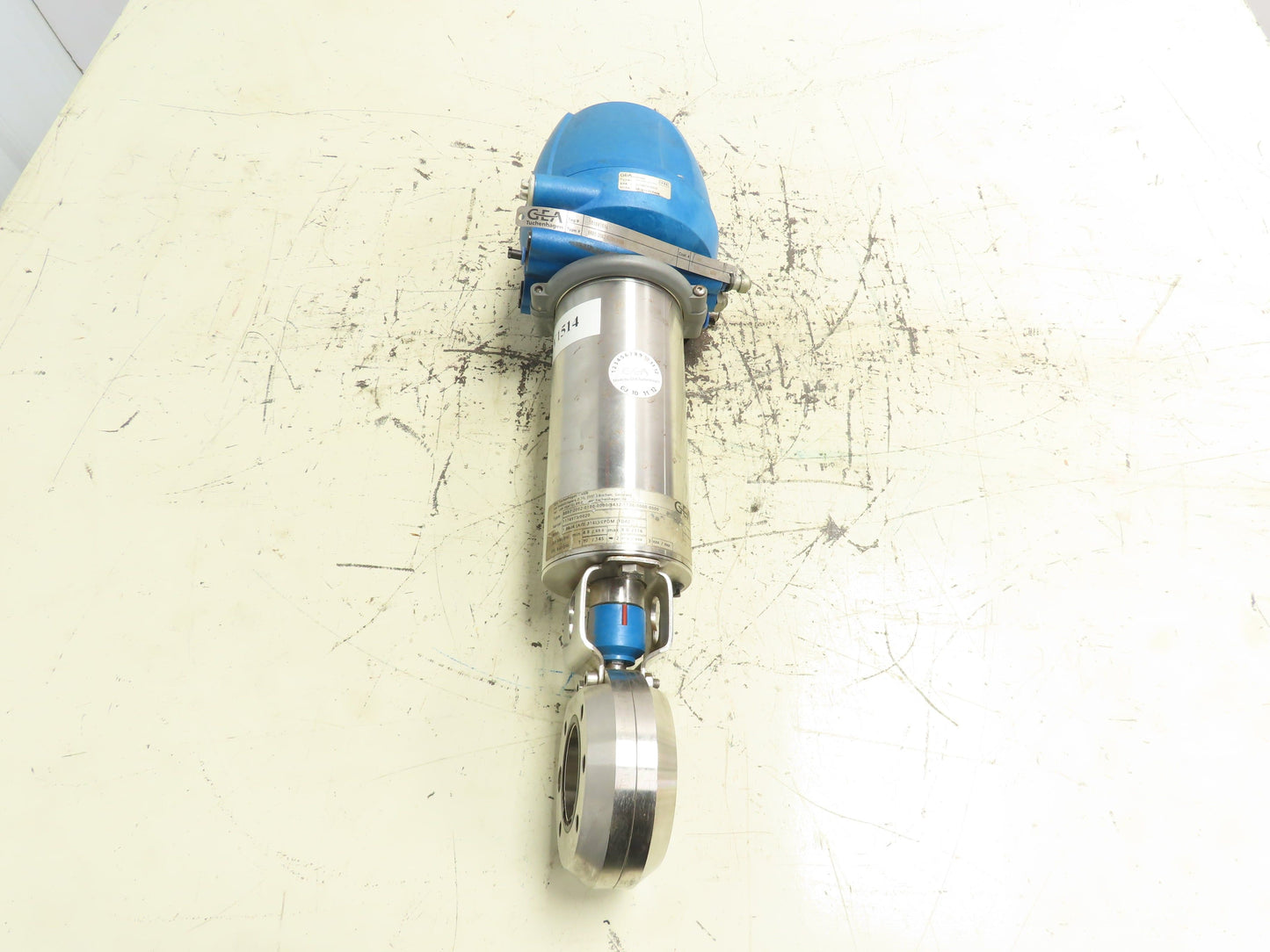 GEA 8880-2002-0100-0000 Pneumatic T-Smart Sanitary Butterfly Valve 2" PN10 316L