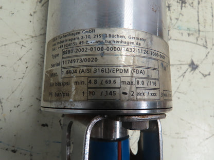 GEA 8880-2002-0100-0000 Pneumatic T-Smart Sanitary Butterfly Valve 2" PN10 316L