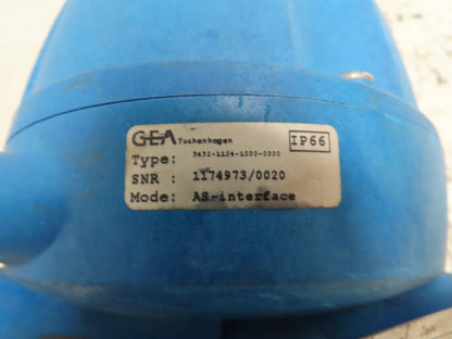 GEA 8880-2002-0100-0000 Pneumatic T-Smart Sanitary Butterfly Valve 2" PN10 316L