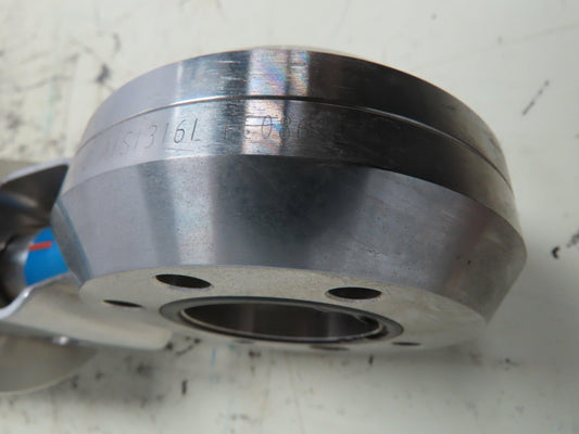 GEA 8880-2002-0100-0000 Pneumatic T-Smart Sanitary Butterfly Valve 2" PN10 316L