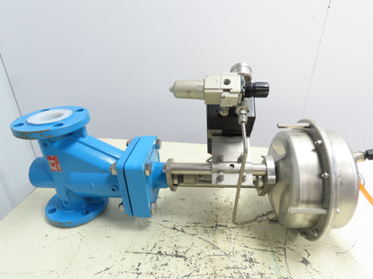 Flowserve 1323P3 Pneumatic Control Valve 2" Flanged with Logix 522 MD Positioner