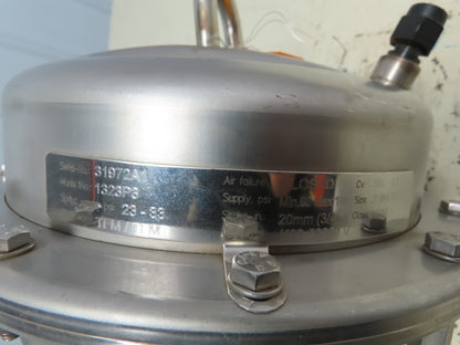 Flowserve 1323P3 Pneumatic Control Valve 2" Flanged with Logix 522 MD Positioner