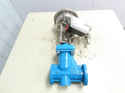 Flowserve 1323P3 Pneumatic Control Valve 2" Flanged with Logix 522 MD Positioner