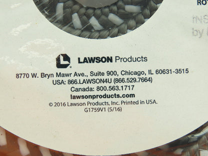 Rotanium Products P34423 Lawson Lubri-Pack Pump Valve Packing 9/16" x35' Black