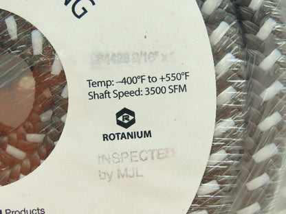Rotanium Products P34423 Lawson Lubri-Pack Pump Valve Packing 9/16" x35' Black