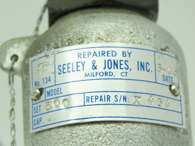 Dresser 1993C-1 Consolidated Safety Relief Valve 1.5"& 1"NPT 300PSI