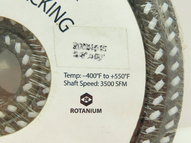 Rotanium Products P37178 Lawson Lubri-Pack Pump Valve Packing 3/8" x 60' Black