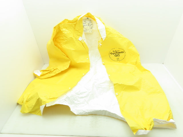 Dupont QC303SYL2X001200 Tychem QC Shirt Size 2X Front Snap Long Sleeve LOT OF 12