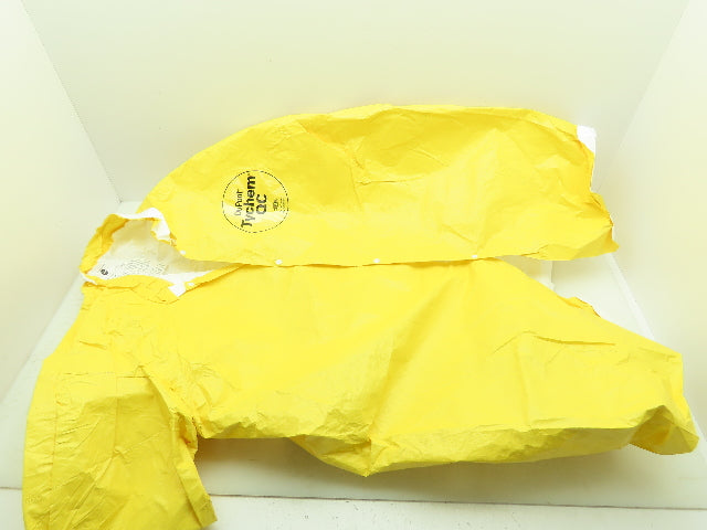 Dupont QC303SYL2X001200 Tychem QC Shirt Size 2X Front Snap Long Sleeve LOT OF 12