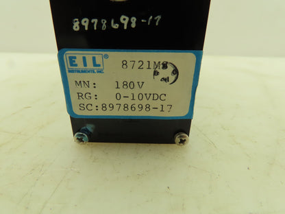 General Electric 8721MS 180 Series Switchboard Edgewise Voltage Meter 0-600VAC